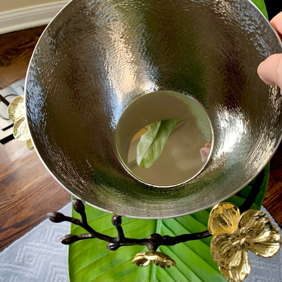 New in box Michael Aram gold orchid champagne bucket / ice bucket - Picture 5 of 11